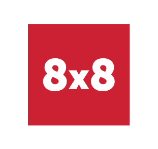 8X8