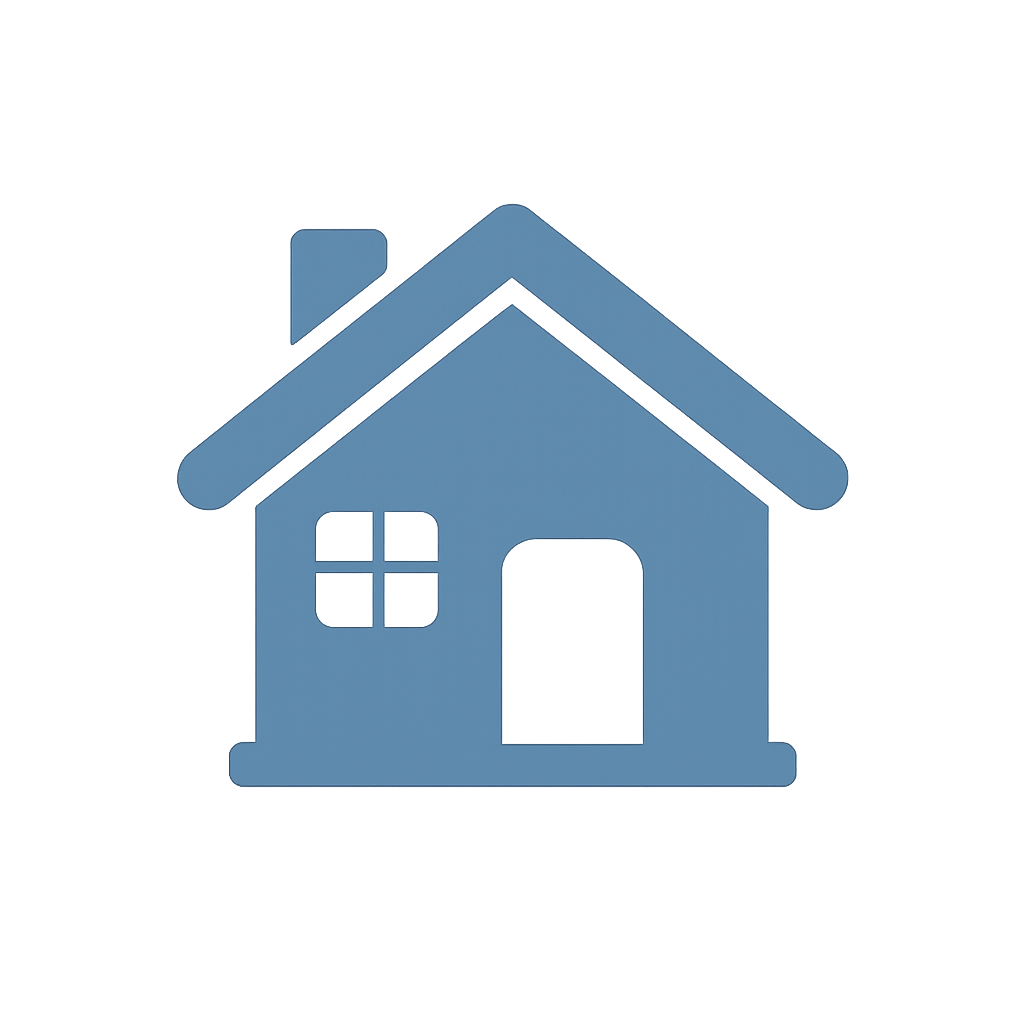 Blue Gray House Icon