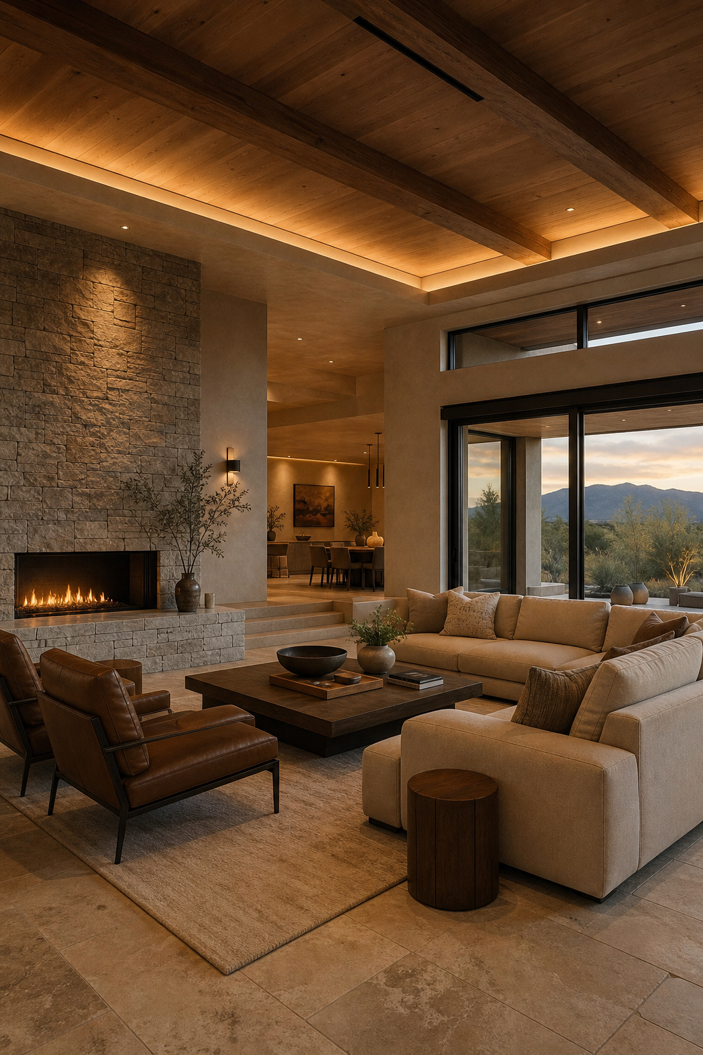 Luxury Modern Smart Home Interior in New Mexico