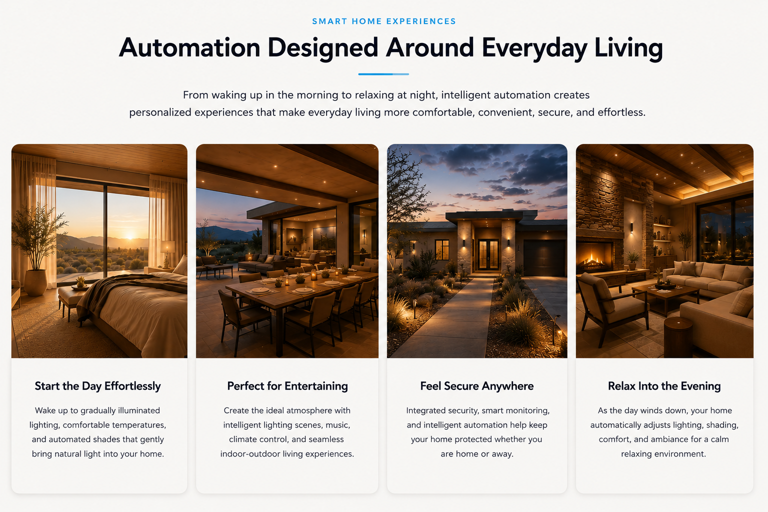 Home Automation Designed Around Everyday Living